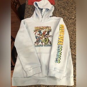 Marvel Light Blue Boys Hoodie